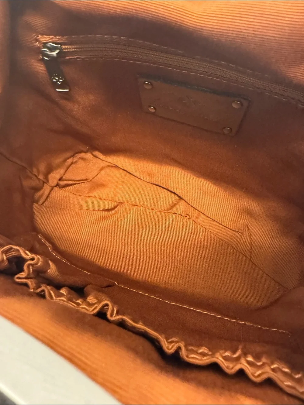 Patricia Nash Laureana Scalloped Raffia Frame Bag - Picture 9 of 11